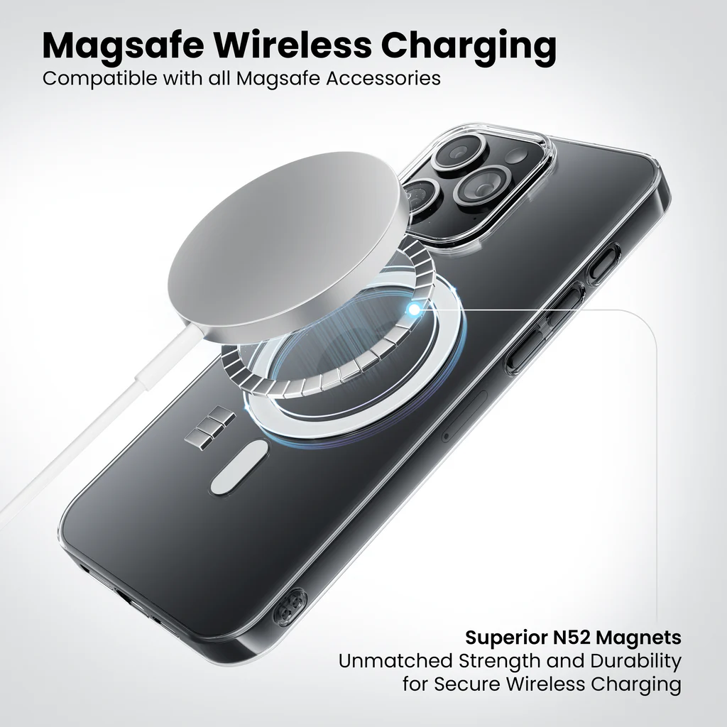 Casemark Anti Yellow Clear Magsafe case