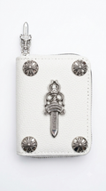 Chrome Hearts White Gothic Purse