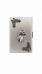Chrome Hearts Gothic Tongue Metal Card Holder