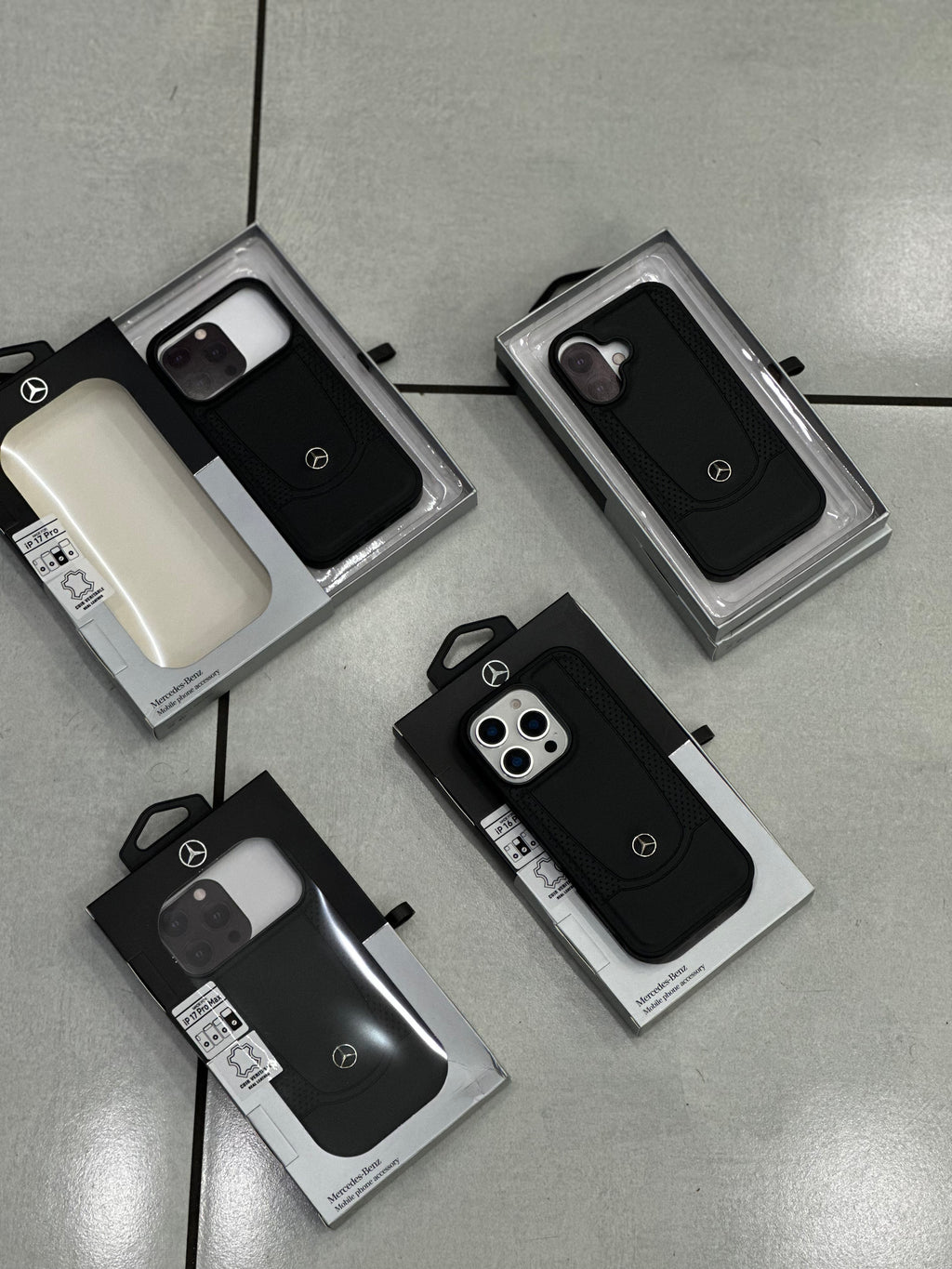 Benz Logo Premium Leather