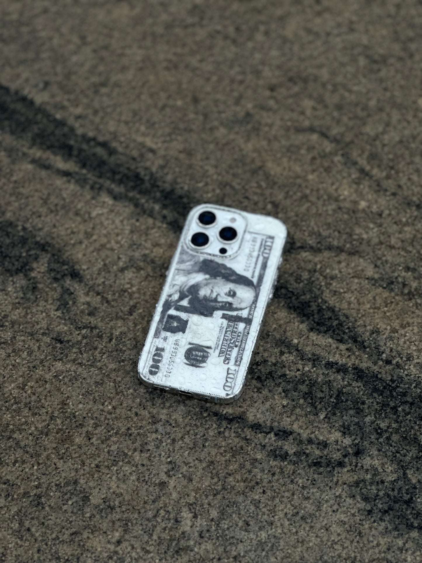 Casemark Skin + Case Combo- 911 R Edition & Dollar Transparent