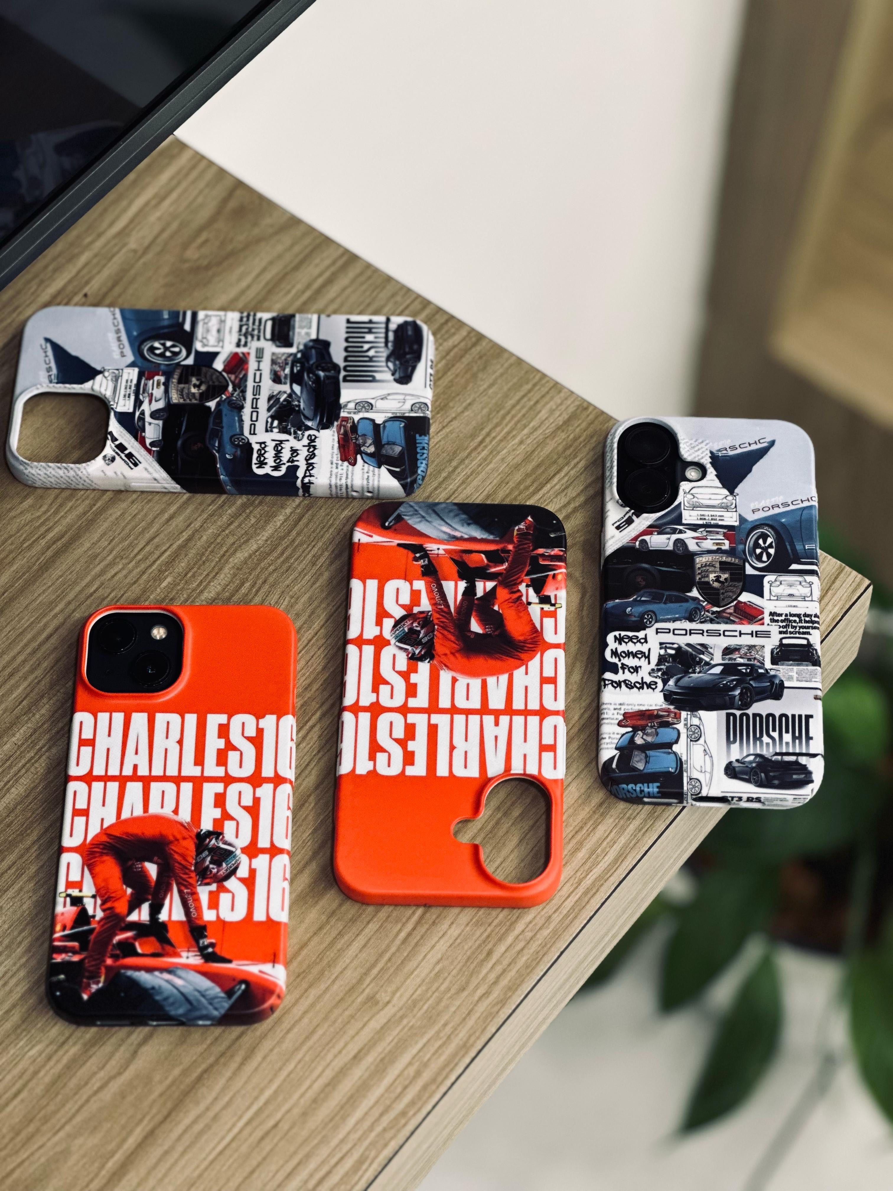 Porsche & Charles Edition Hard Matte Case