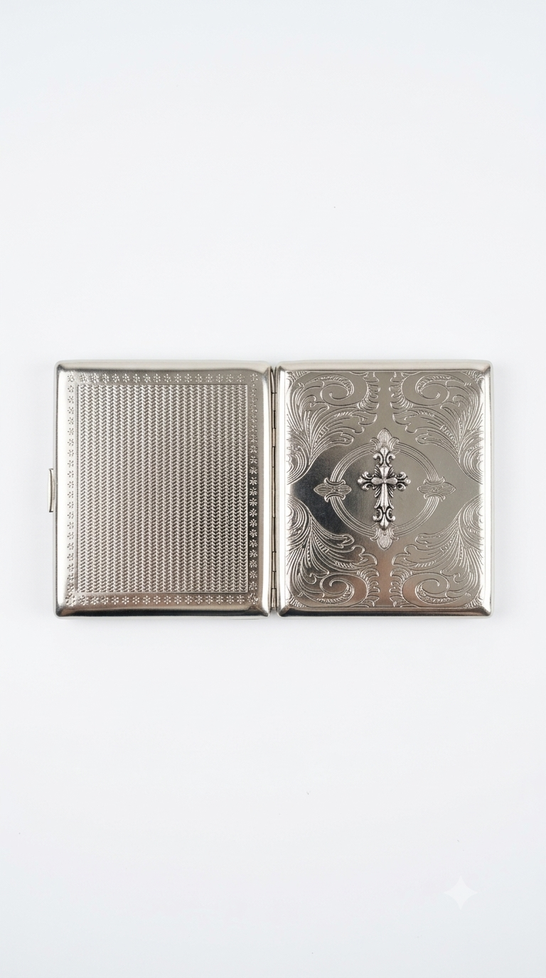 Classic Cross Metal Wallet