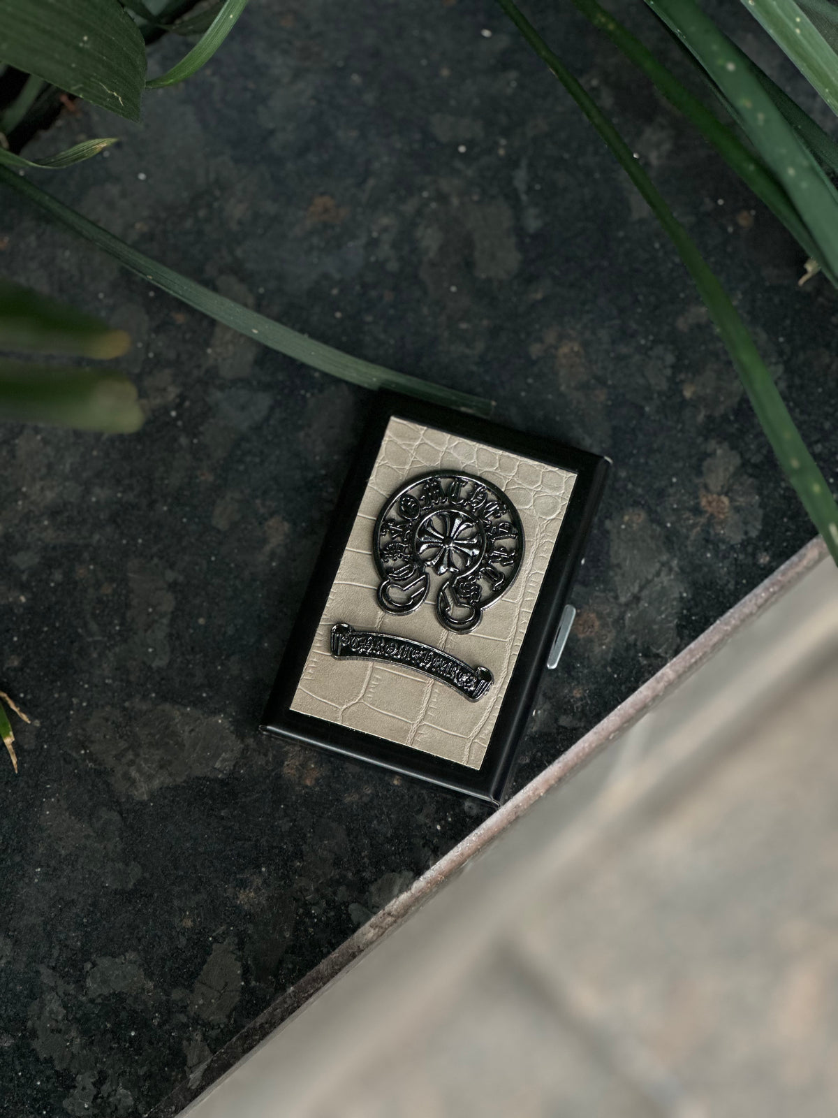 Chrome Hearts Black Wallet