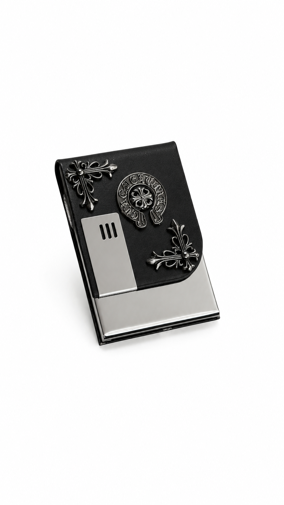 Chrome Hearts Steel Card holder