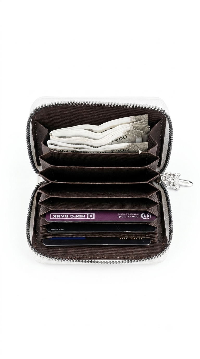 Chrome Hearts White Gothic Purse
