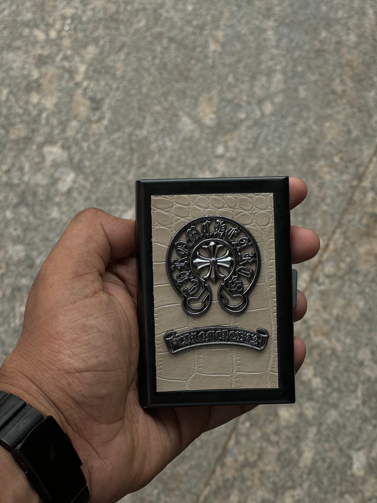 Chrome Hearts Black Wallet