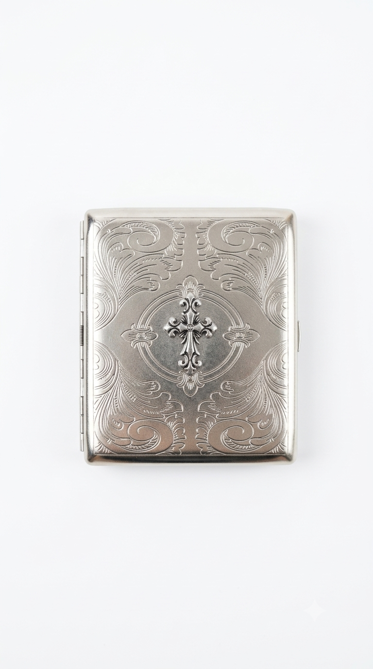 Classic Cross Metal Wallet