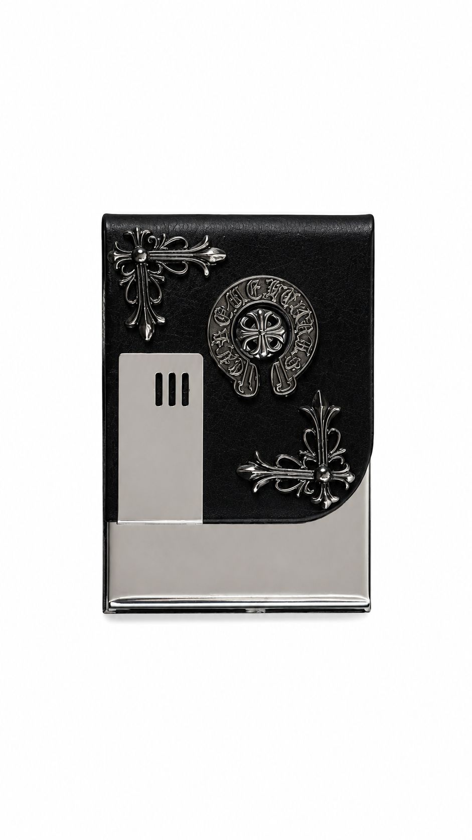 Chrome Hearts Steel Card holder