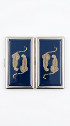 Leopard Tin Metal Wallet