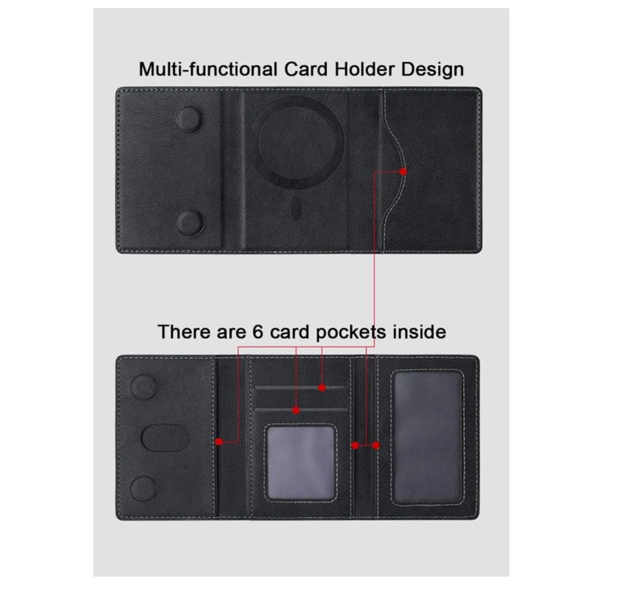 Tri-Fold MagSafe Wallet with Stand