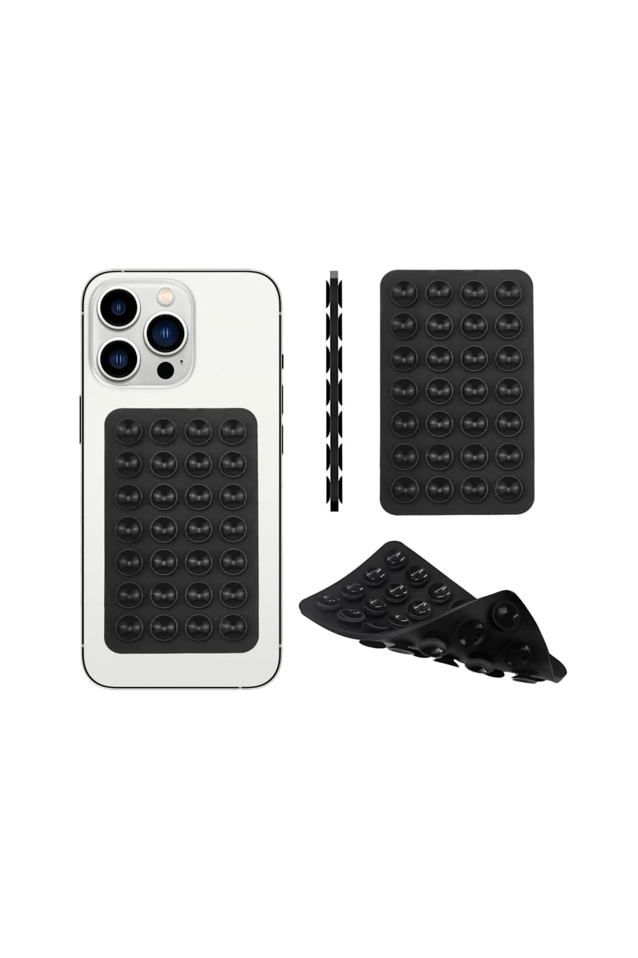 Casemark Anti Yellow Clear case with Suction Combo