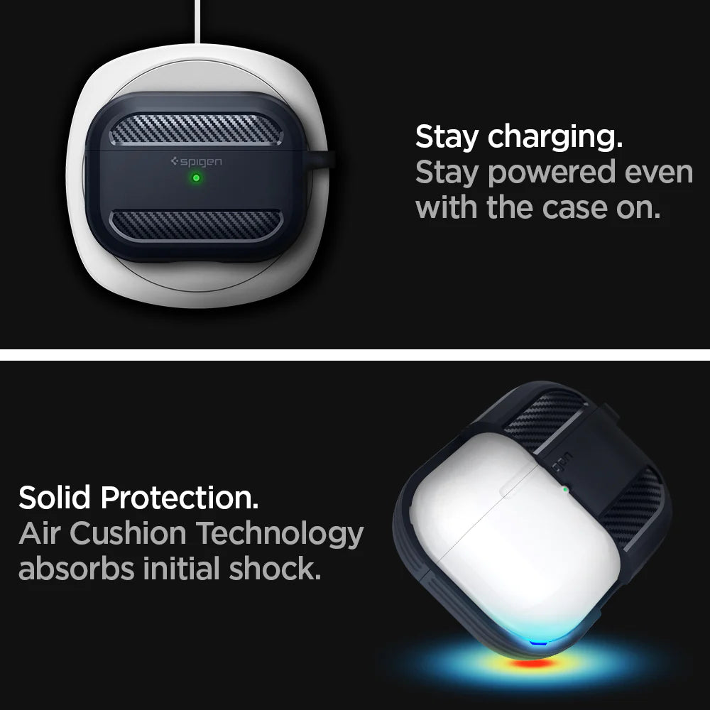 Blue Spigen Rugged Armor Case