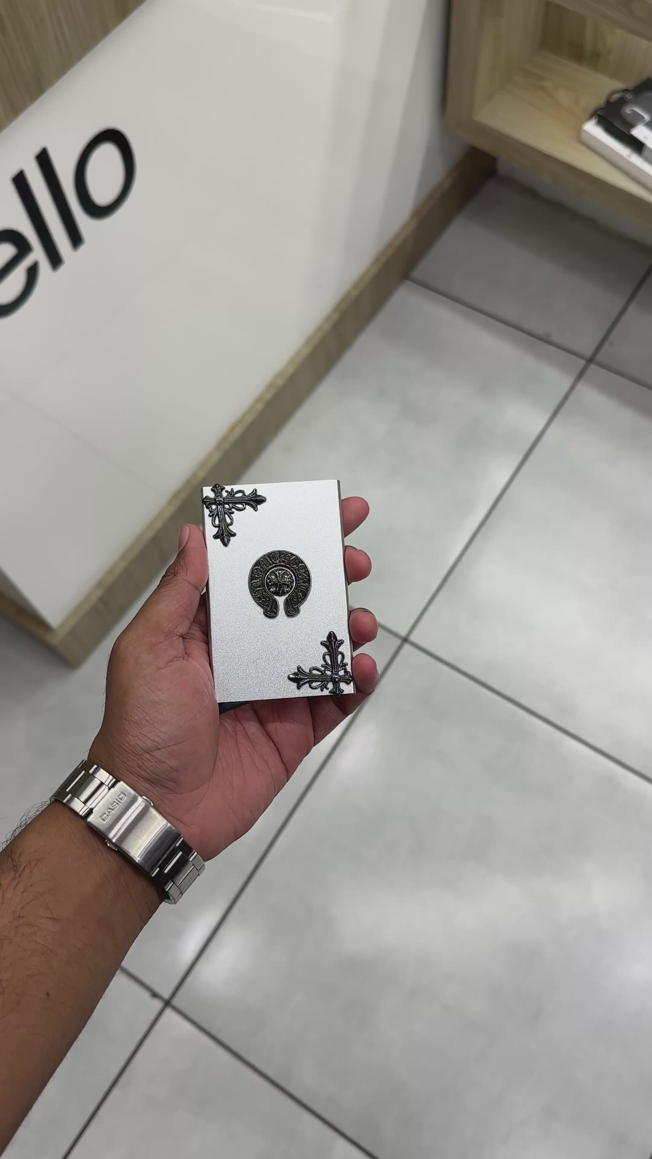 Chrome Hearts Pop Up Card Holder