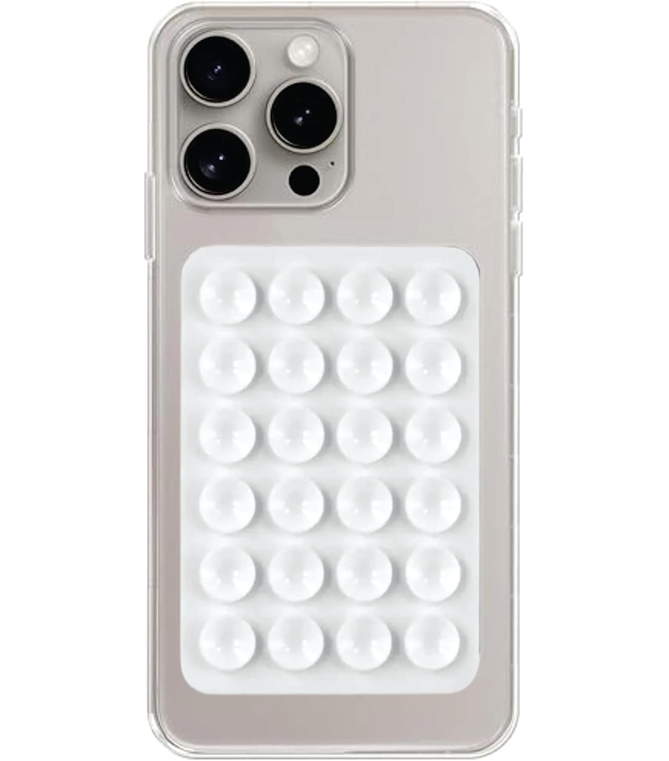 Casemark Anti Yellow Clear case with Suction Combo